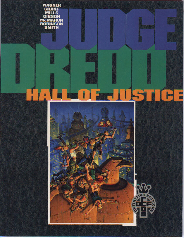 Cover of Judge Dredd Definitive Edition: Hall of Justice