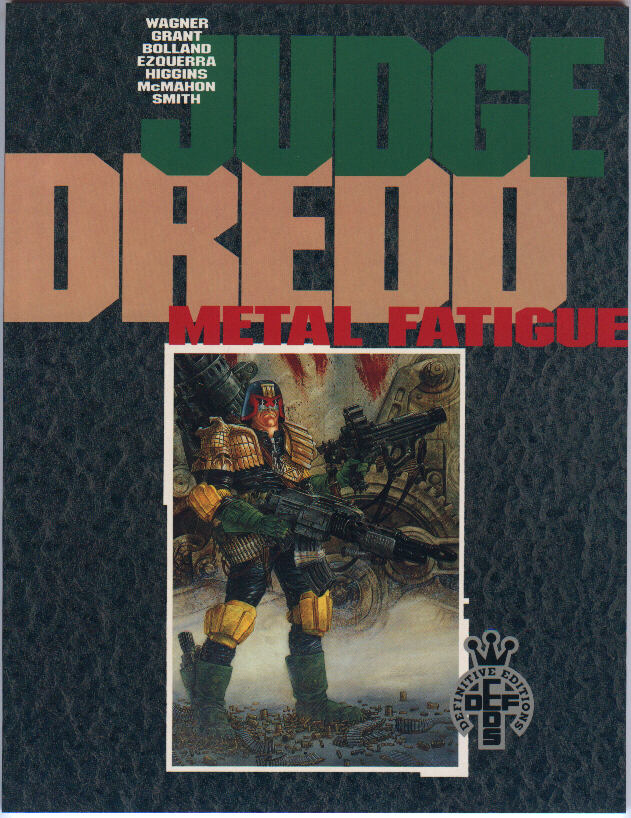 Cover of Judge Dredd Definitive Edition: Metal Fatigue