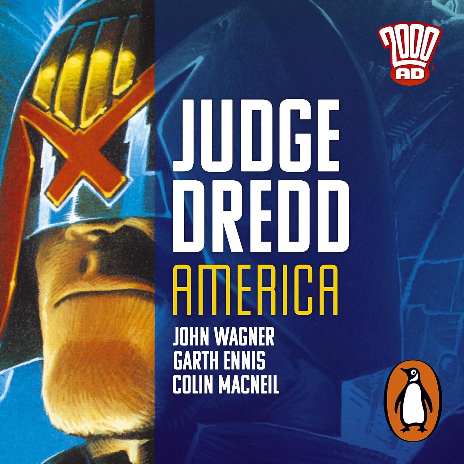 Cover of Penguin Audio — Judge Dredd: America