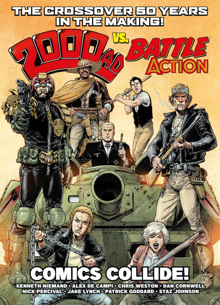 Cover of 2000AD Vs Battle Action: Comics Collide!