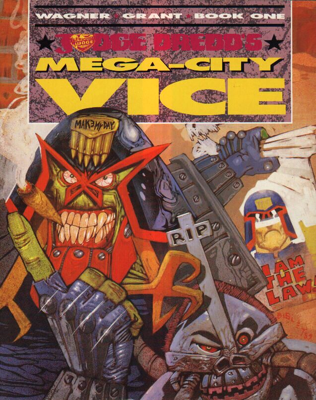 Cover of Judge Dredd Mega City Vice: Book 1